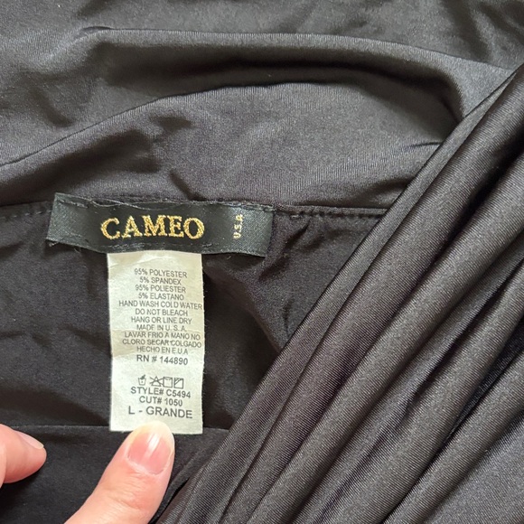 NWT Black Off-Shoulder Dress - Picture 3 of 8